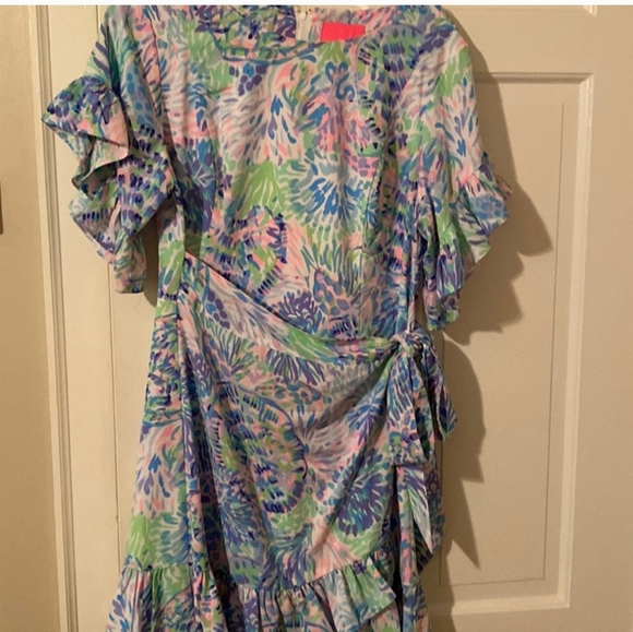 Lilly Pulitzer Dress In "Sea To Shining Sea" Print - Picture 1 of 4